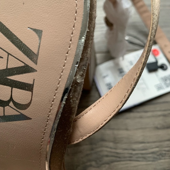 Zara Platform Rhinestone Heels - Picture 5 of 7